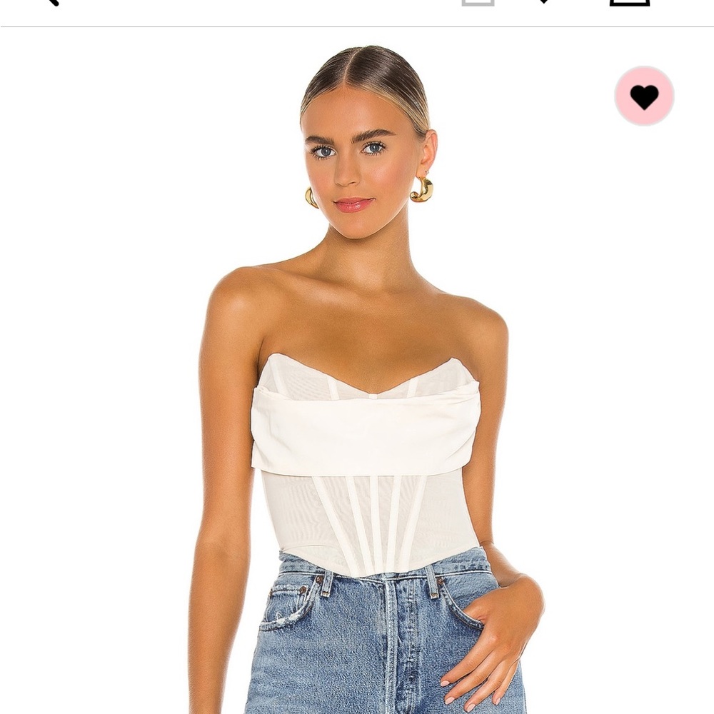 Hailee bustier top NWOT